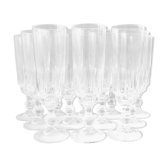 Set de 12 verres flûtes à champagne, 1940