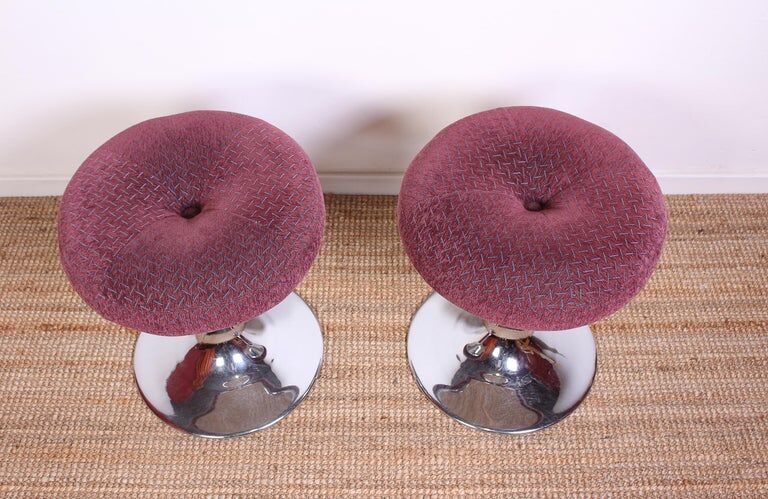 Chrome tabs by Boerje Johansson for Johansson Design 1960s