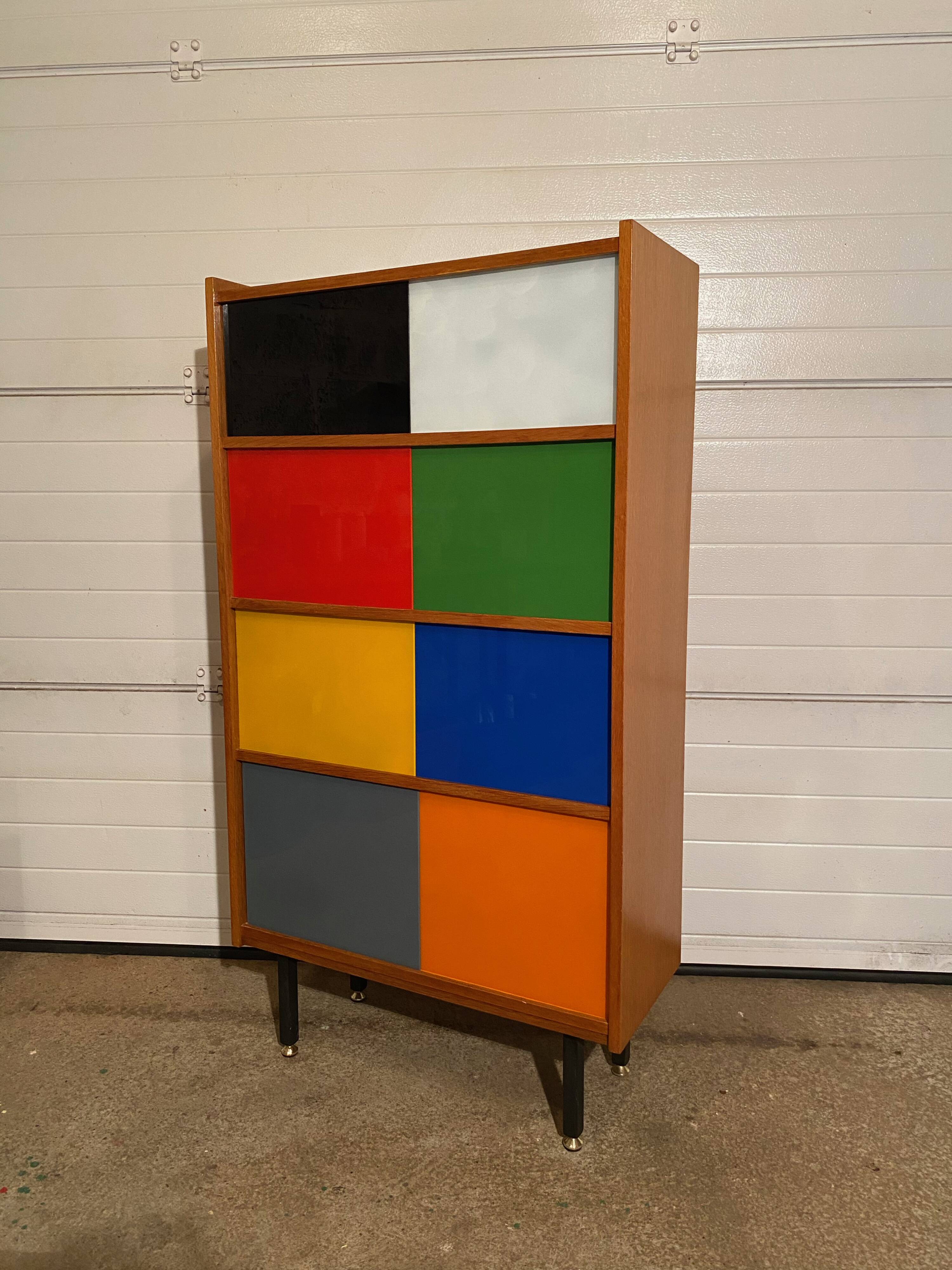Bibliothèque/vitrine vintage
