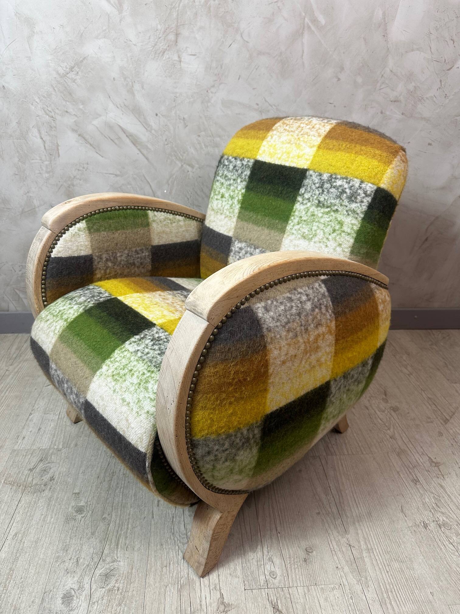 Fauteuil club refait