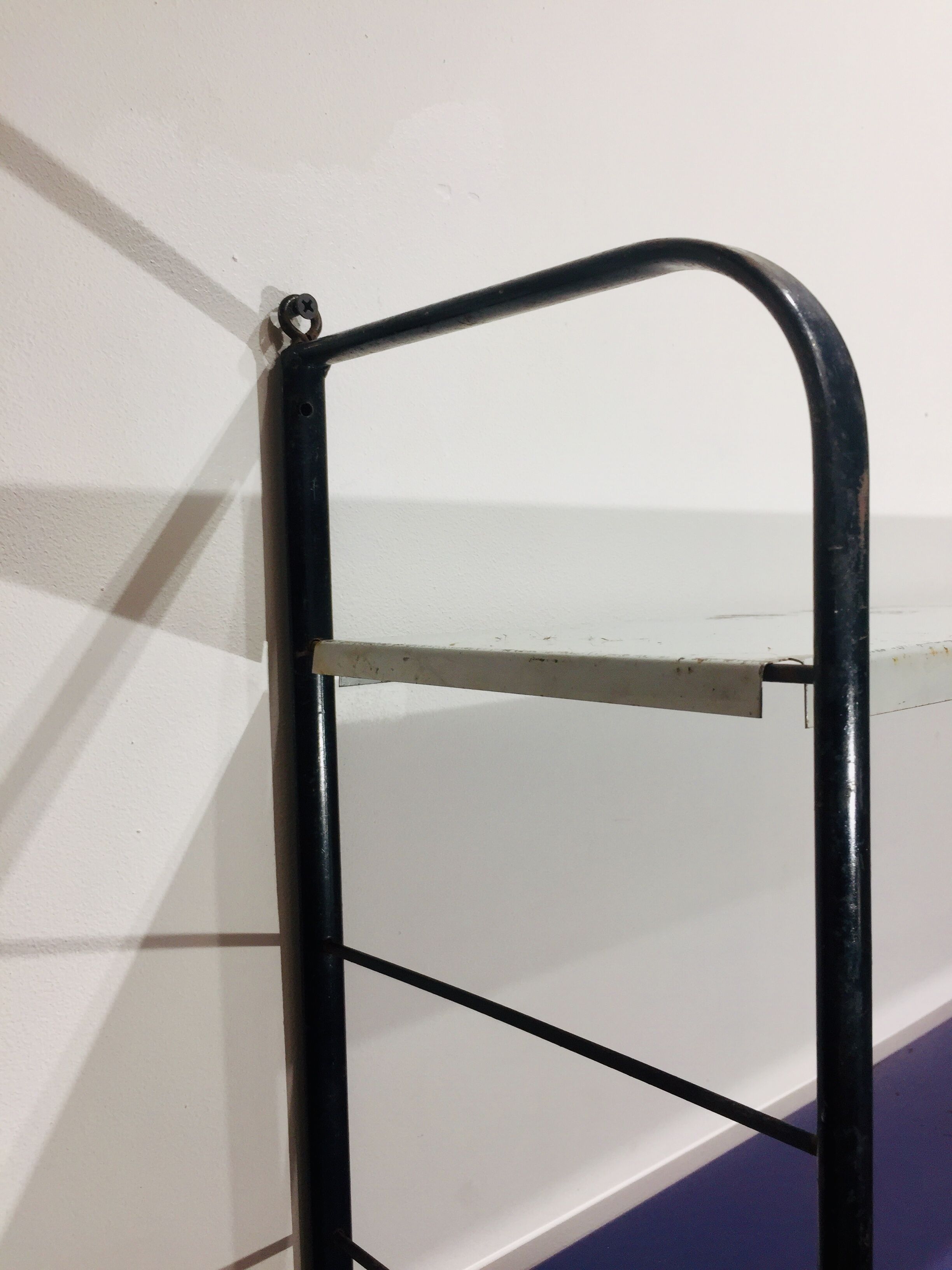 Beautiful metal shelf from the 60s.