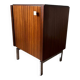 Meuble de rangement teck et chrome