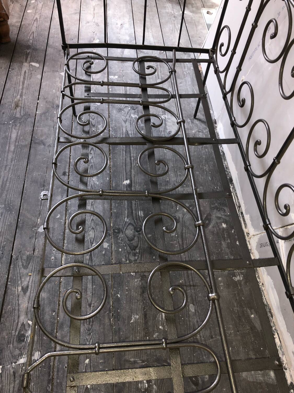 Children's iron bed