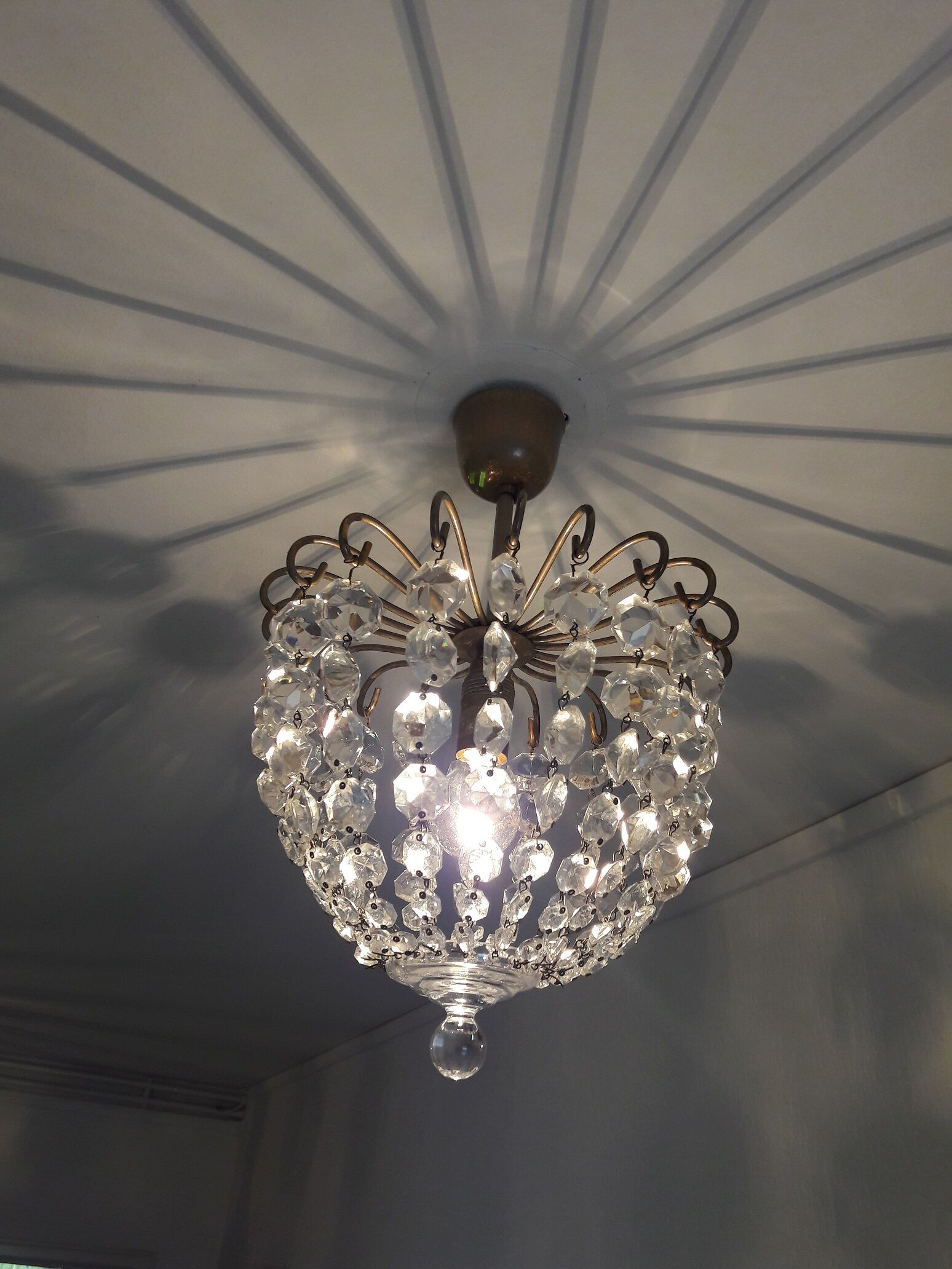 Hanging lamps with stamps