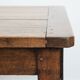 Robust French farmhouse antique dining table from the 18th century