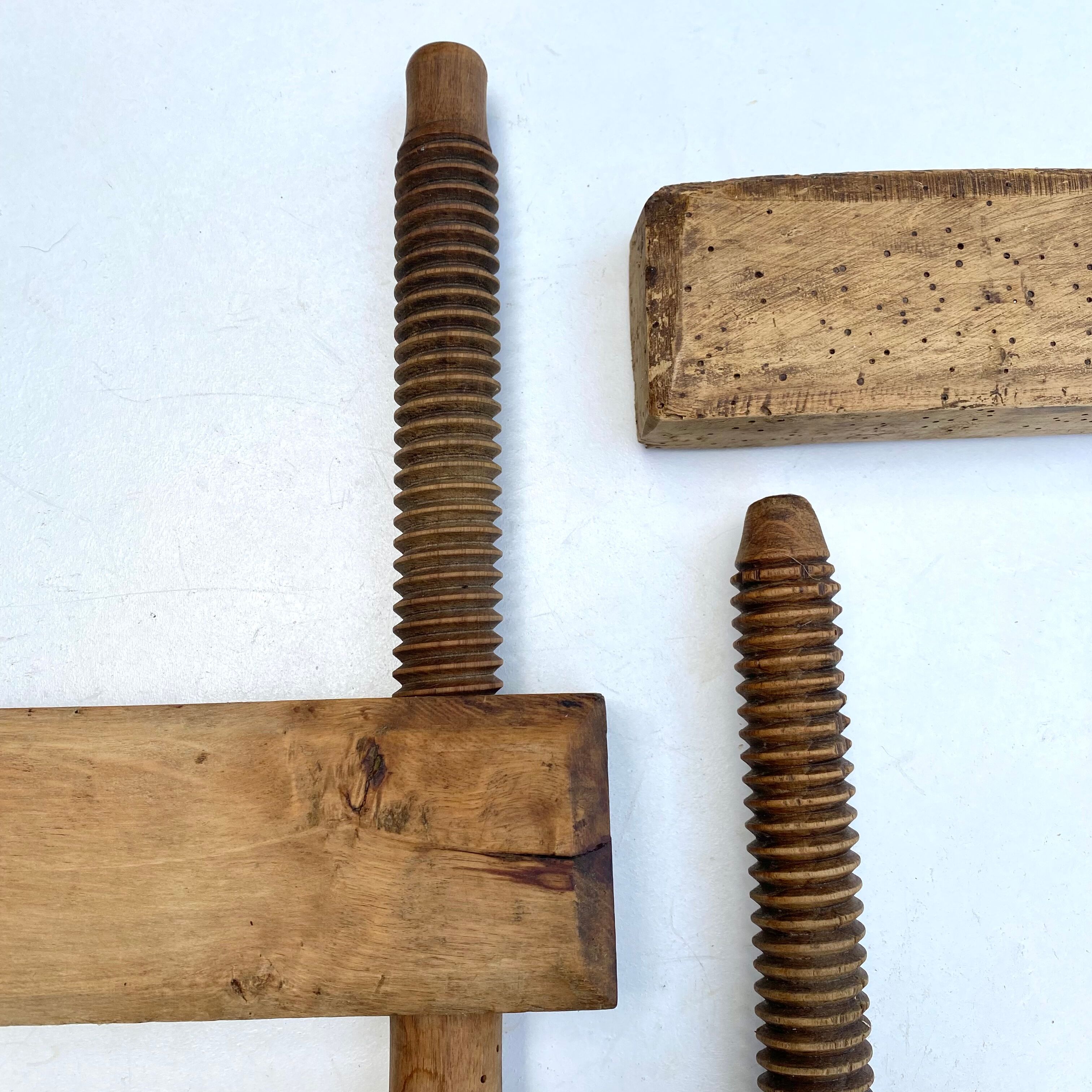 Joint bookends, former carpenter