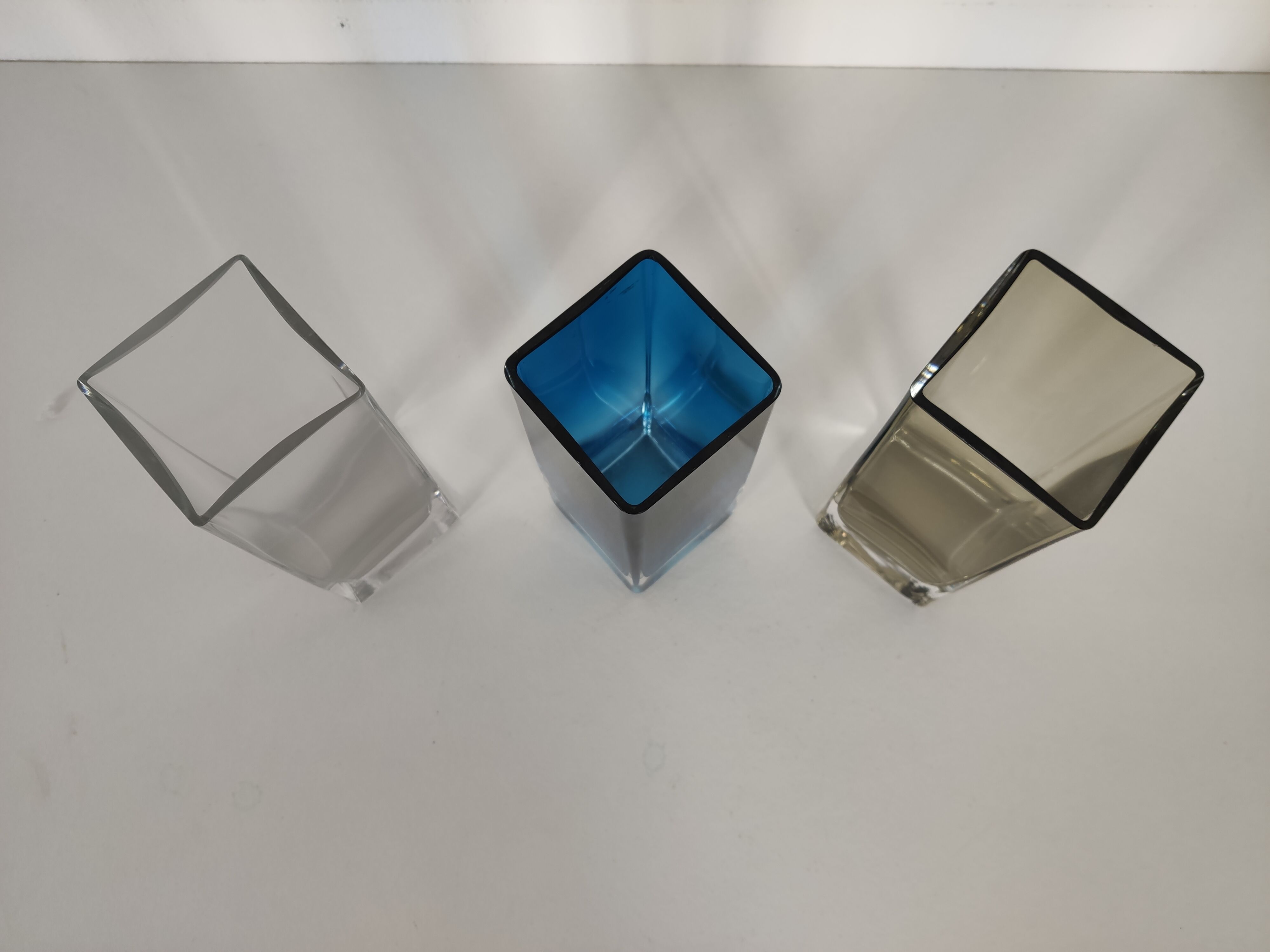 Lot de 3 vases Gunnar Ander Suède années 60