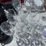 Crystal champagne flutes
