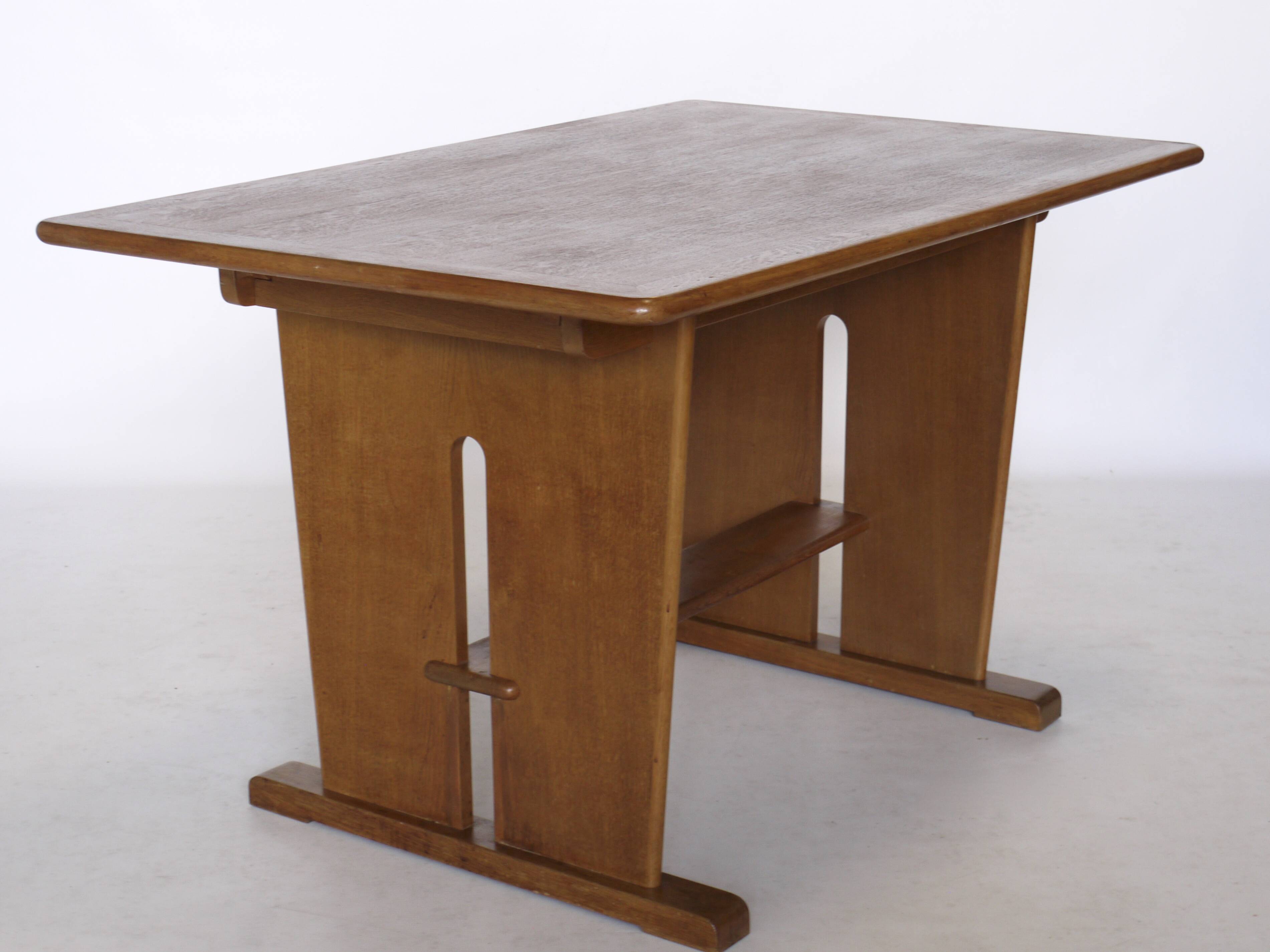 Table à manger extensible par Bas Van Pelt pour EMS Overschie, années 1930