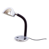 Chrome metal desk or side lamp