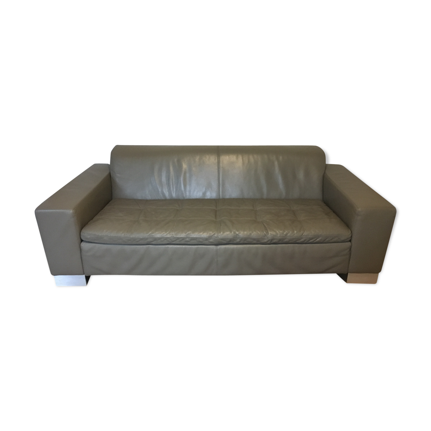 Habitat Leather Sofa