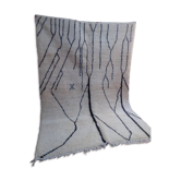 Tapis marocain berbère design - tapis marocain - tapis fait main - 280 x 200 cm