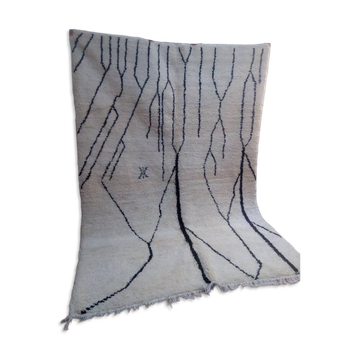 Tapis marocain berbère design - tapis marocain - tapis fait main - 280 x 200 cm
