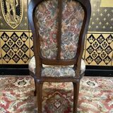 Set of 6 Louis XV style oak chairs
