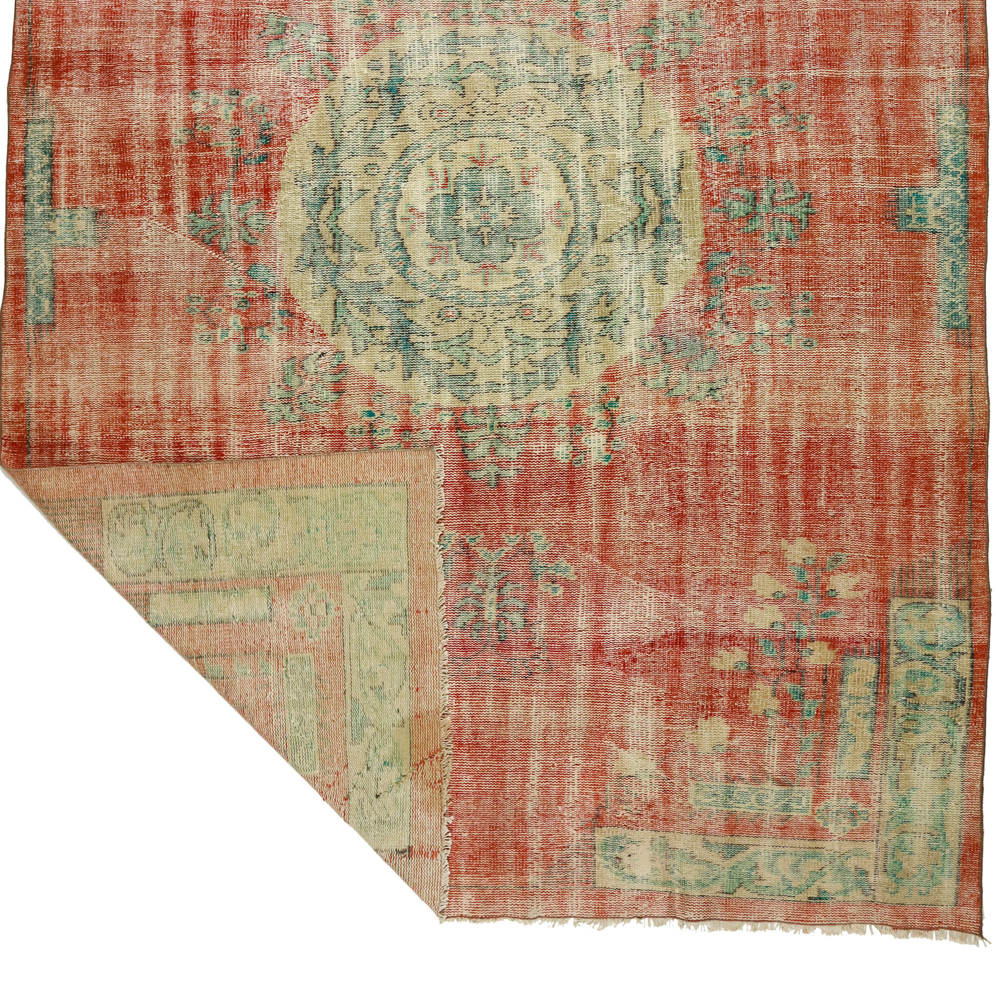 Anatolian handmade vintage rug 287 cm x 203 cm