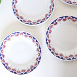 Set de 4 assiettes à dessert, Moulin des Loups
