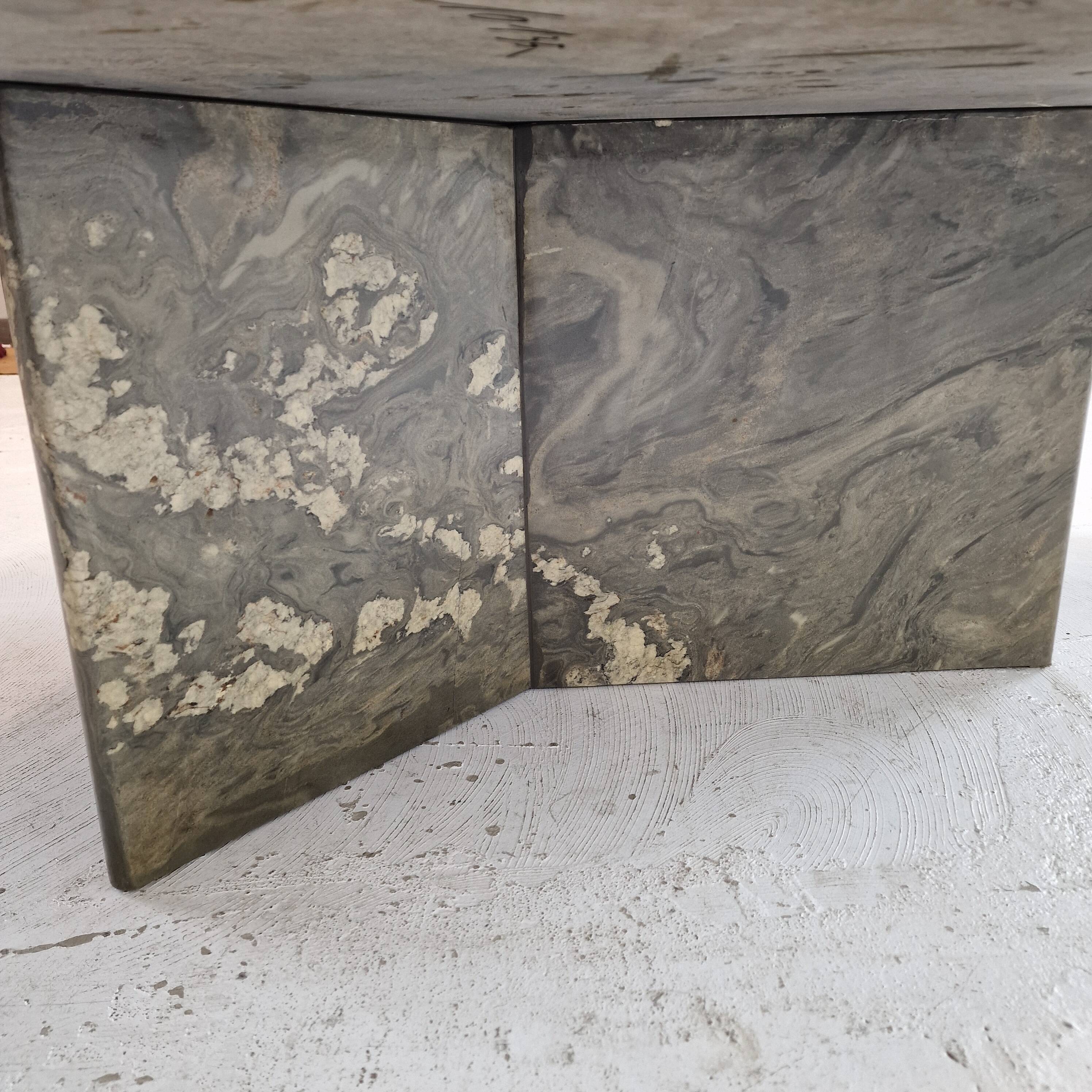 Italian Coffee Table in Granite, 1980s