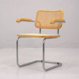Chaise Bauhaus Cesca B64 de Marcel Breuer édition Gavina