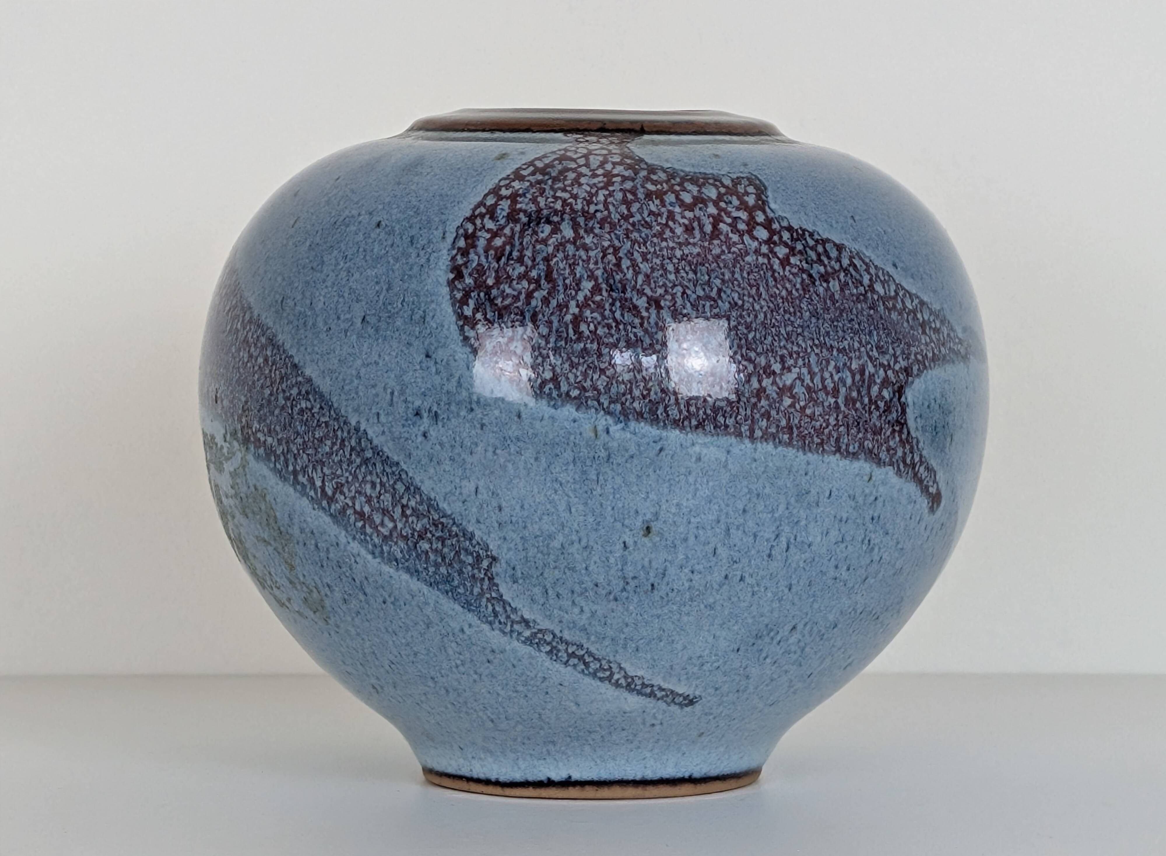 Taizé stoneware ball vase