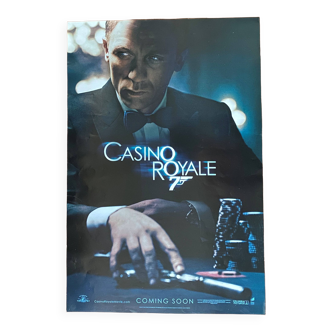 Affiche cinéma originale "Casino Royale" Daniel Craig, James Bond 40x60cm