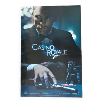 Original cinema poster "Casino Royale" Daniel Craig, James Bond 40x60cm