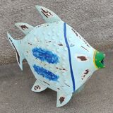 Blue metal fish