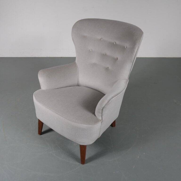 1950s Pair of Theo Ruth Lounge Chairs for Artifort, the Netherlands
