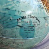 Globe terrestre vintage lumineux made in Italy 1970