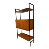 Vintage wooden wall-mounted furniture on legs / MDK secretary