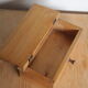 Wooden sewing box