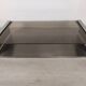 Stainless steel coffee table design Roche Bobois