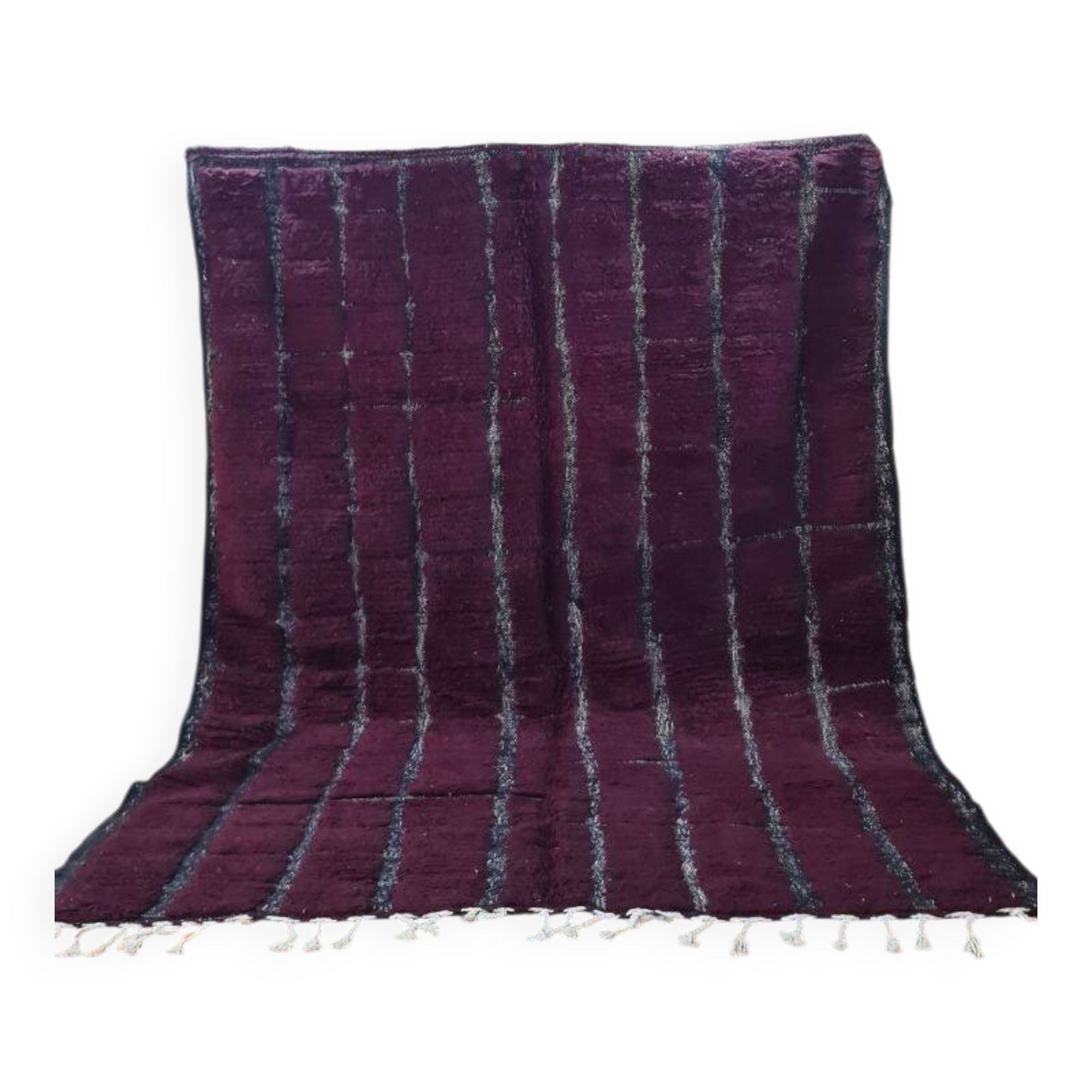 Purple Beni Ouarain rug 200*300 cm