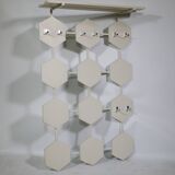 Space age design wall coat rack, 1960s 1970s
