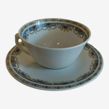 Tasse en porcelaine de Limoges La Seynie années 50