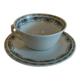 Limoges porcelain cup La Seynie 50s