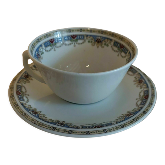 Tasse en porcelaine de Limoges La Seynie années 50