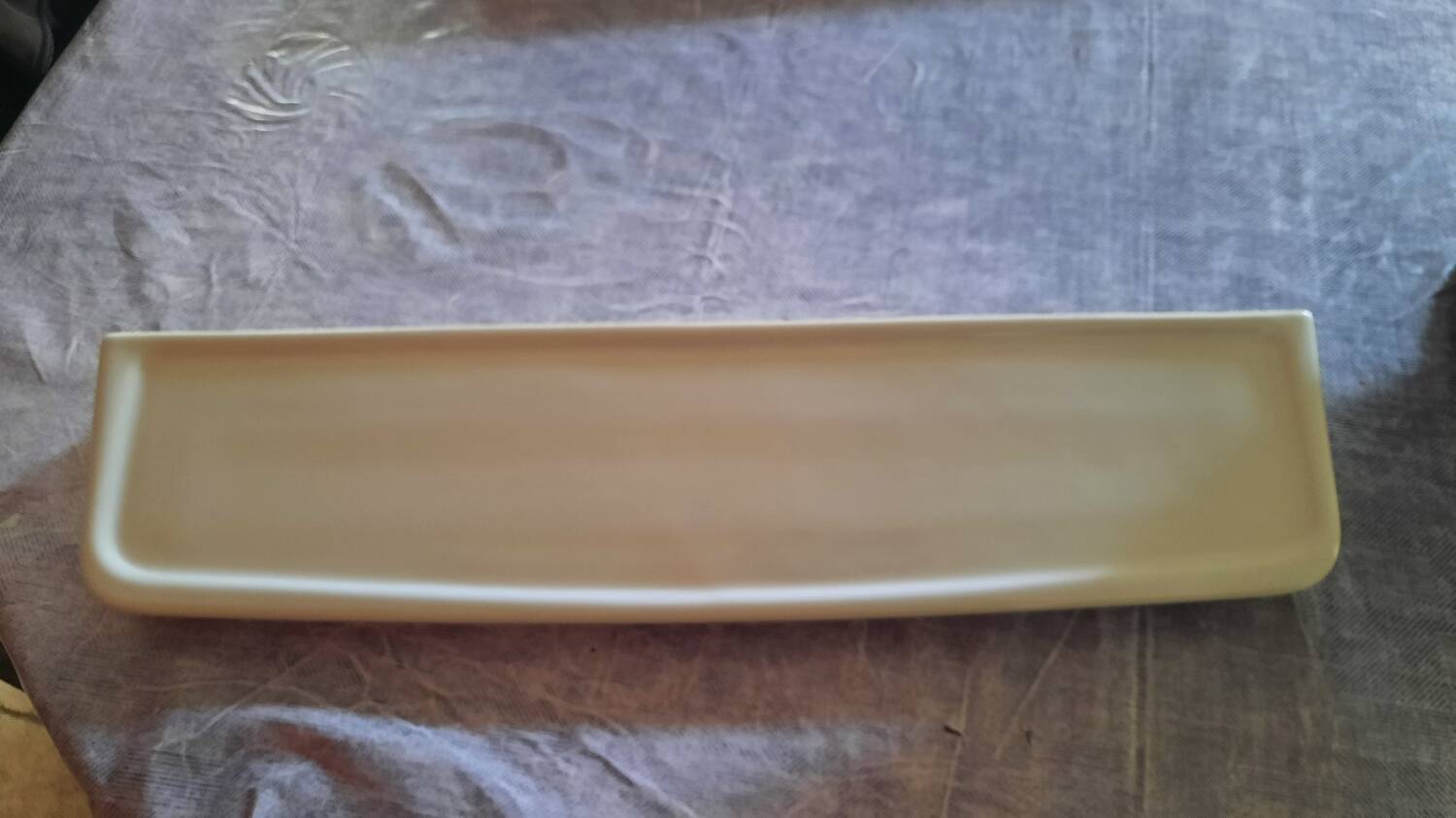 Porcelain bathroom shelf