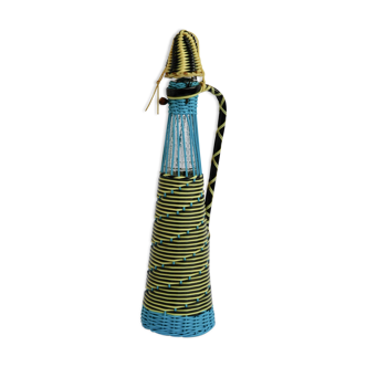 Vintage scoubidou bottle