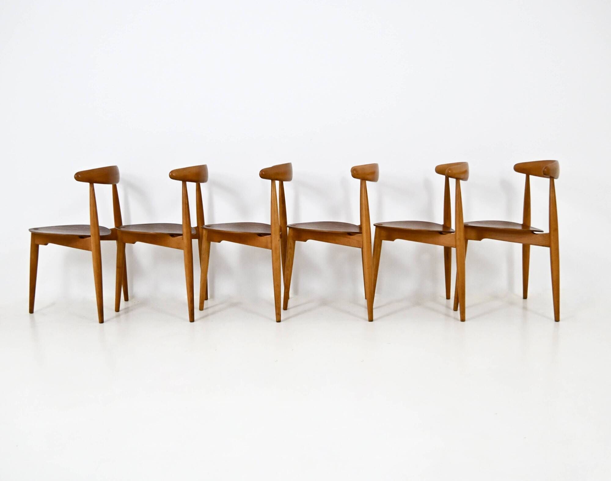 Dining set by Hans J. Wegner for Fritz Hansen, 1950s