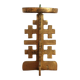 Brutalist vintage heavy brass candle Holder.