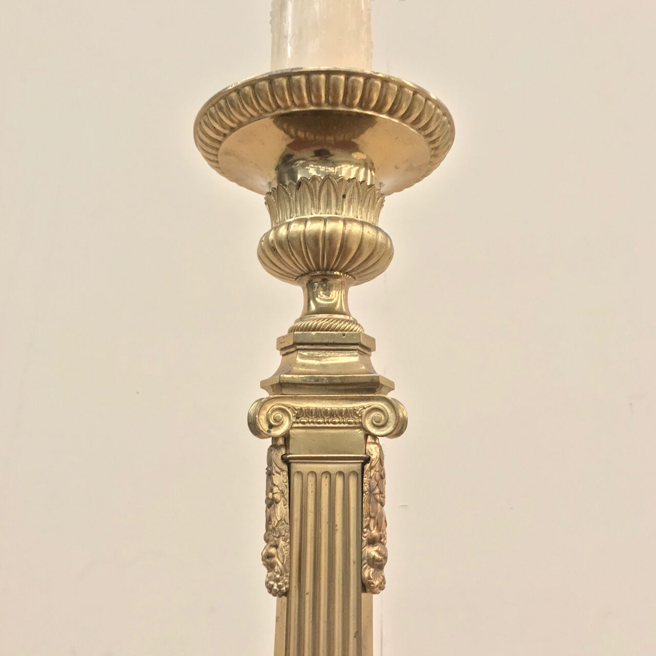 Louis XVI bronze floorlamp