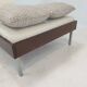 Wengé Daybed with Dedar Cushions and Bolster, 1970s