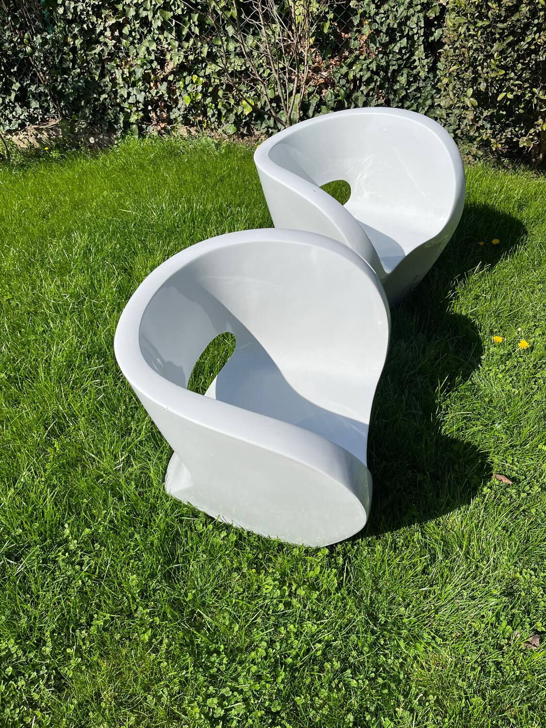 2 litlle albert armchairs by ron arad