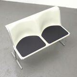 Fiberglass bench by Friso Kramer for Wilkhahn 1967