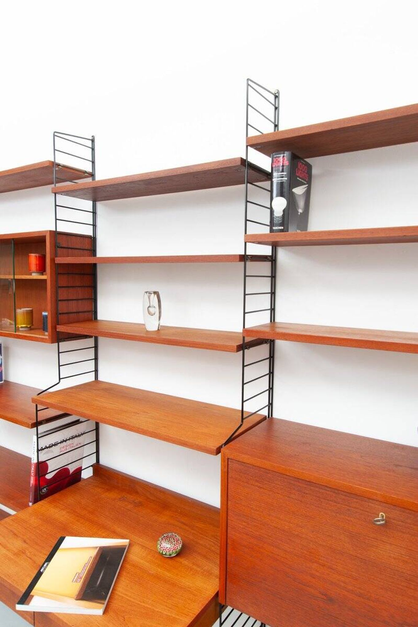 String wall shelf by Kajsa & Nisse Strinning, 1950s
