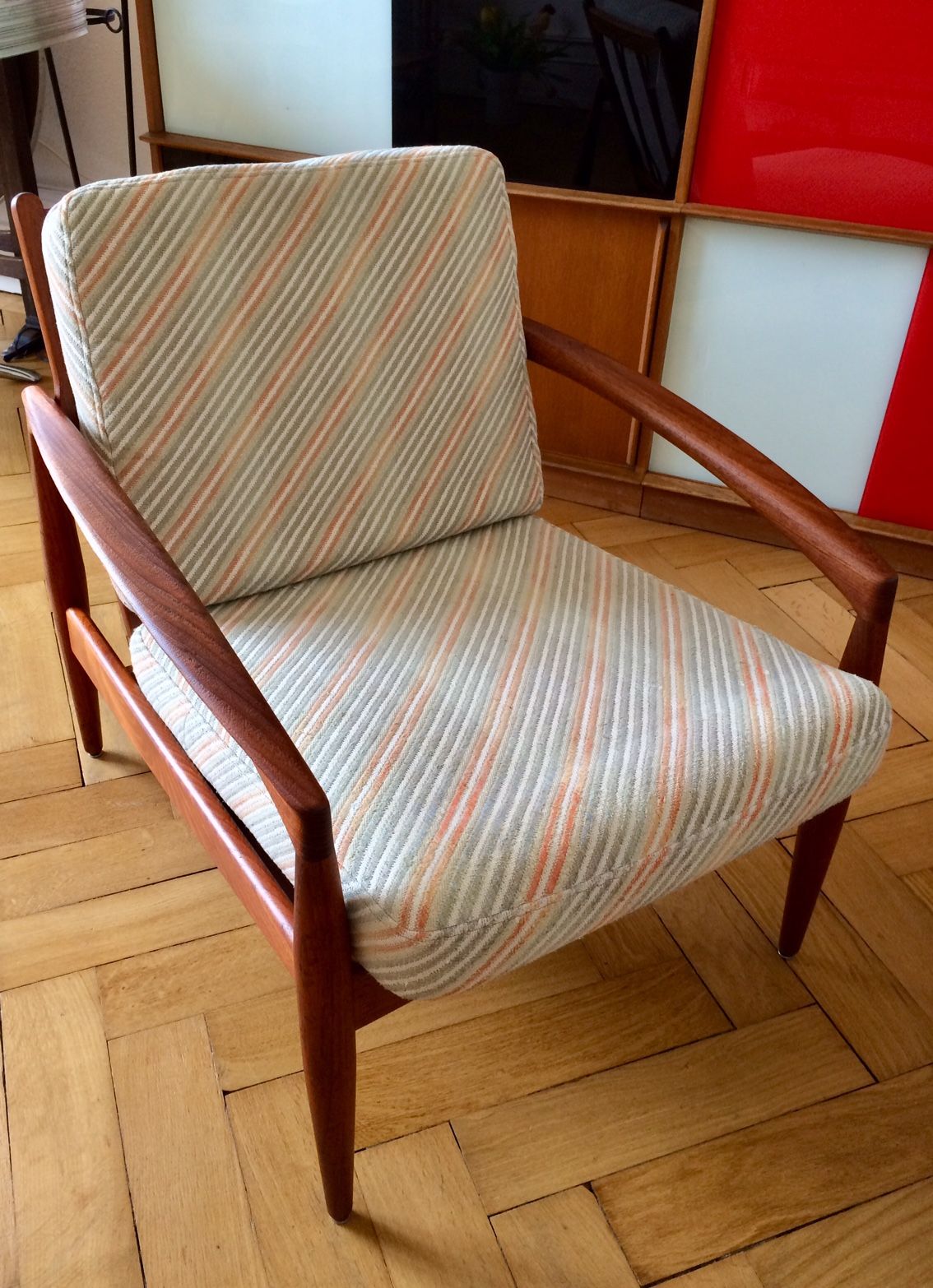 Danish sofa and armchair from the 1950s by Kaï Kristiansen