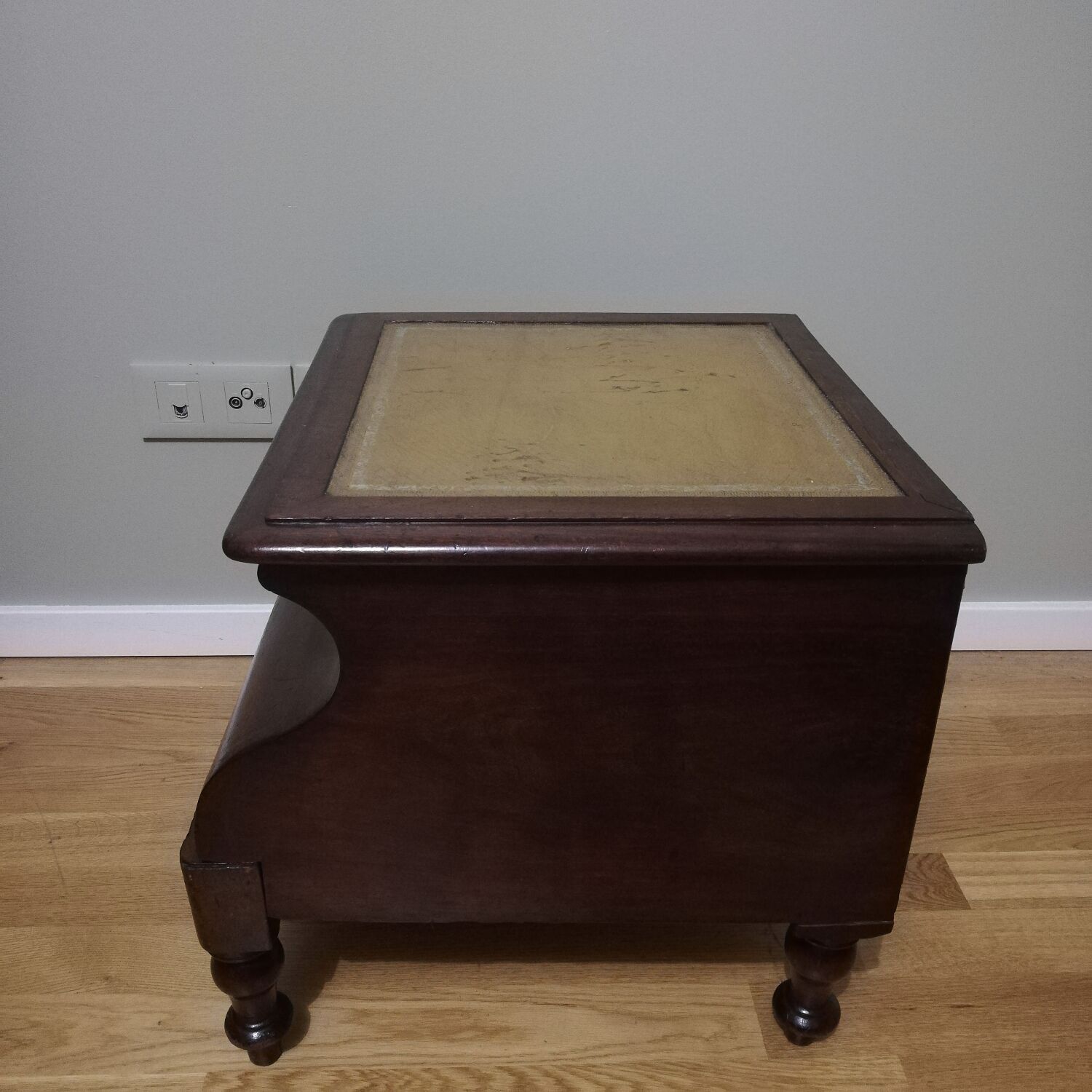 Old mahogany bookcase