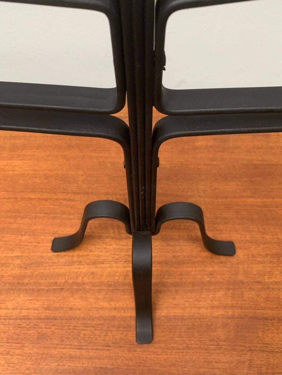 Brutalist Metal Candle Holder