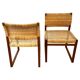 BM61 chairs in mahogany by Borge Mogensen