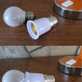 Orange desk or table lamp Italy 1970
